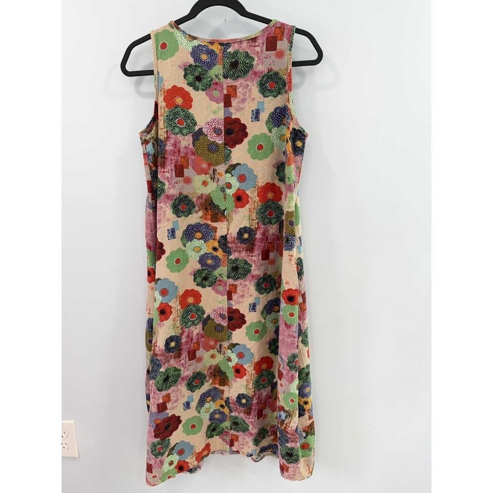 Emery Rose Women's Floral Tunic Maxi Dress M Abstract Boho Maximalist - Picture 2 of 11